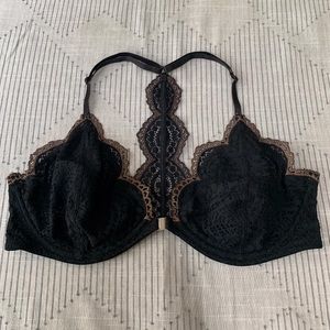 Free People black lace bra